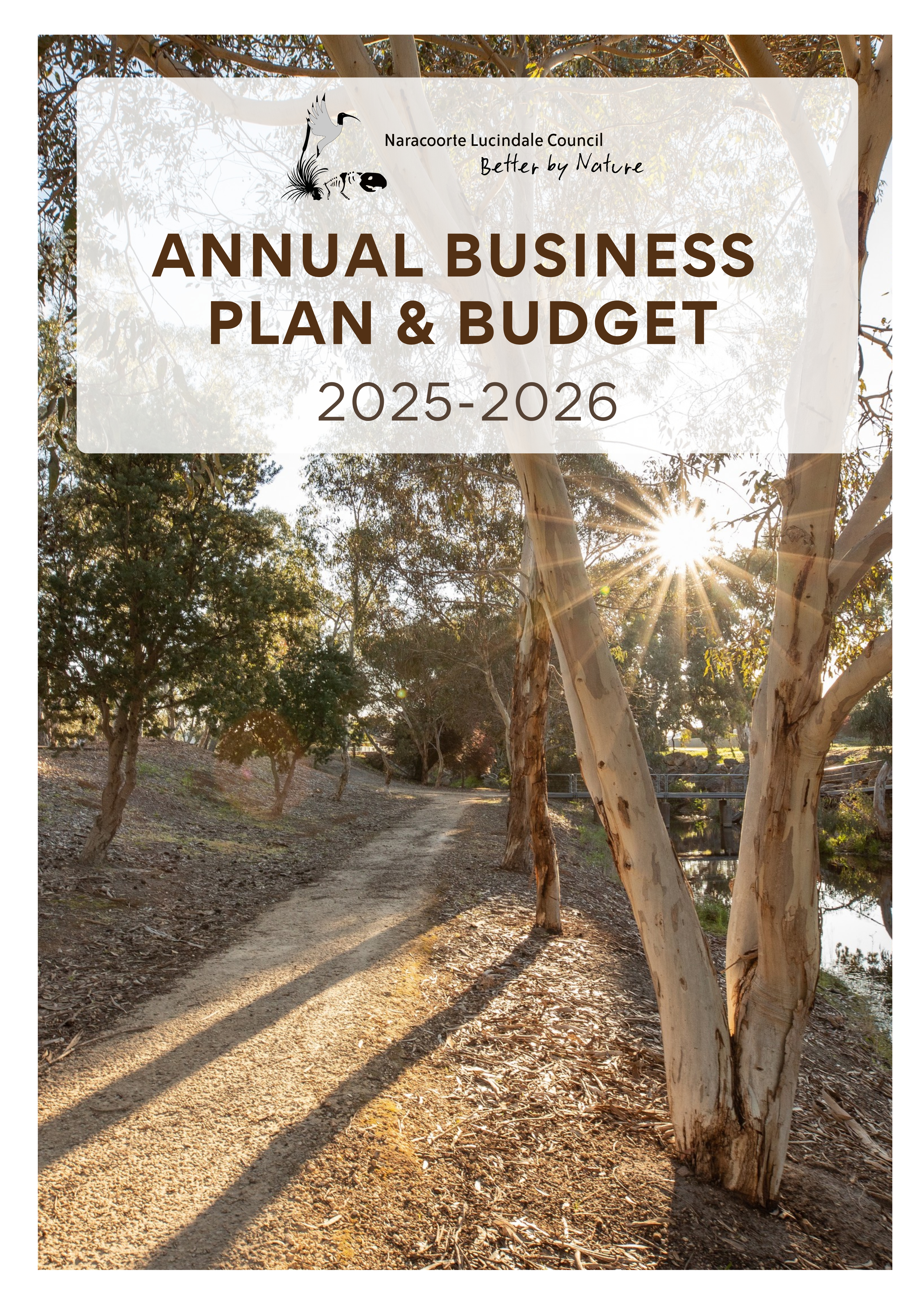 Front cover of 2025-2026 Annual Business Plan and Budget