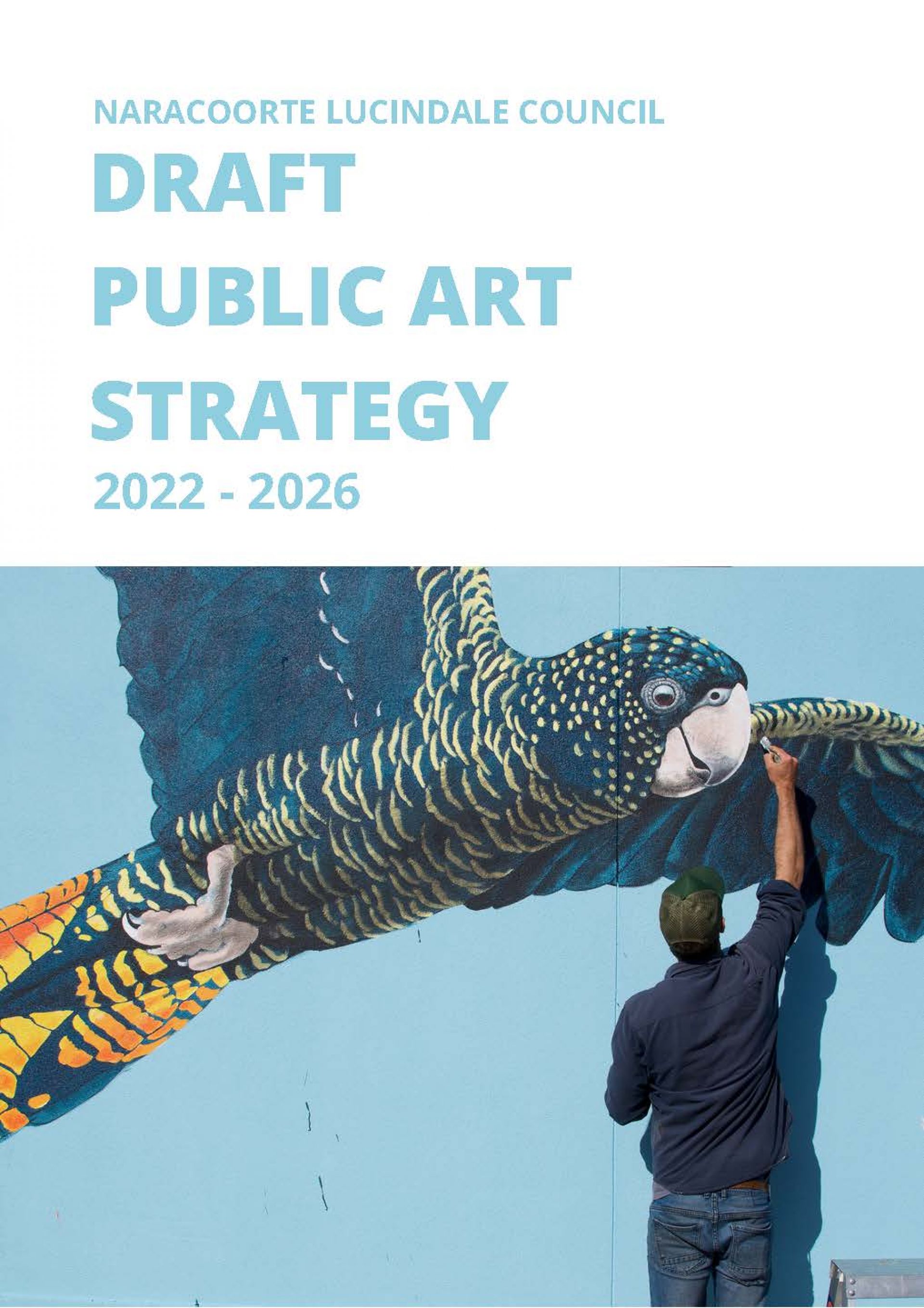 Front page of Draft Public Art Strategy