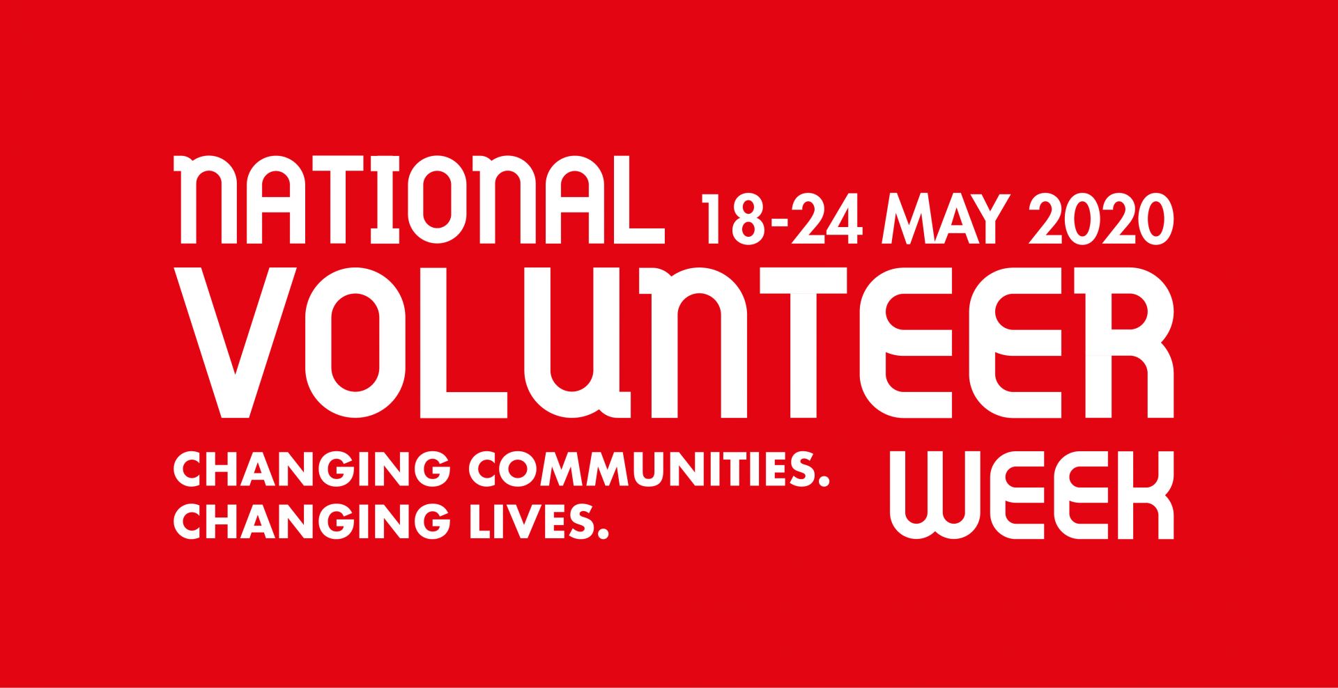 National Volunteer Week 2020 logo