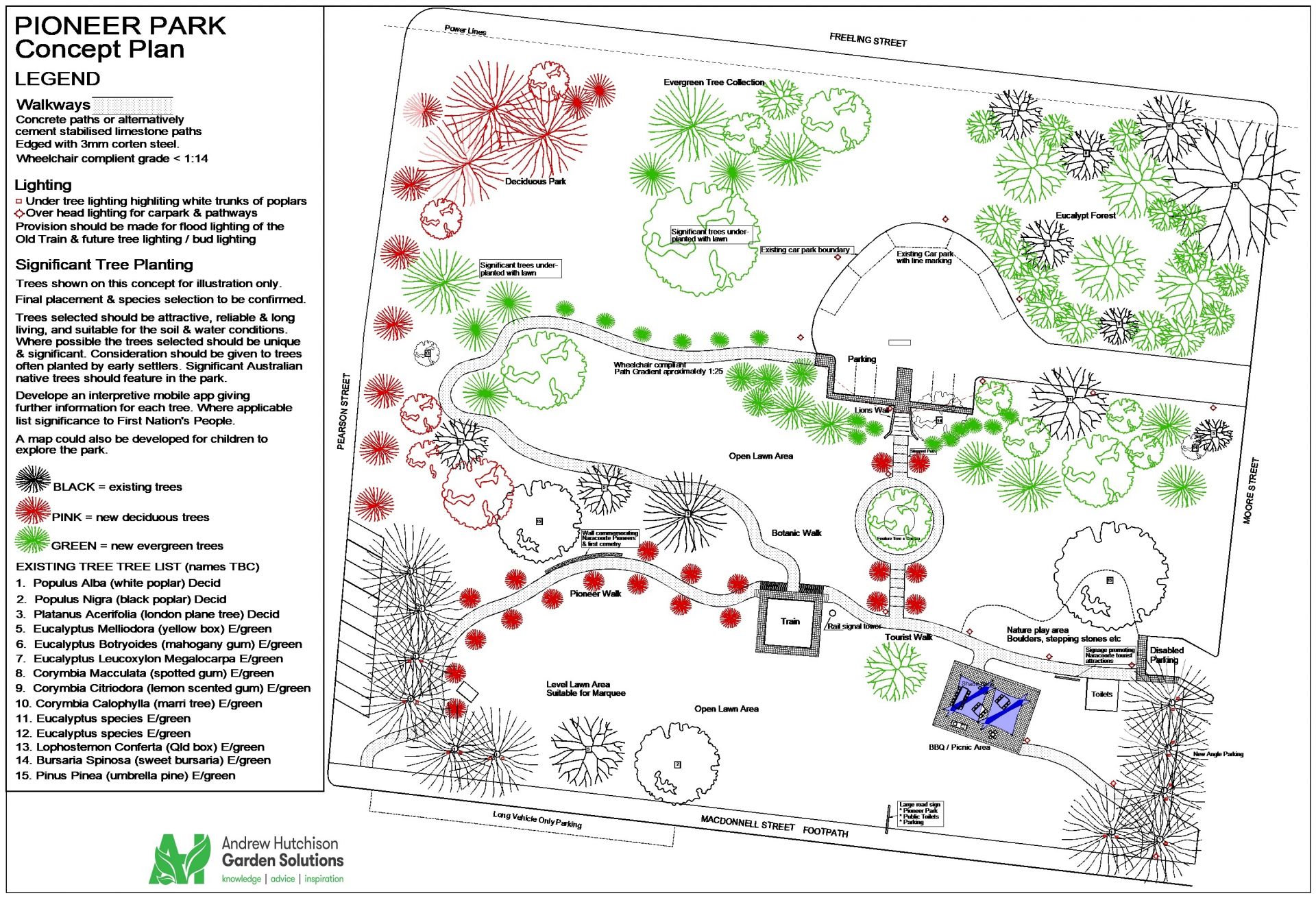 Pioneer Park Concept Plan