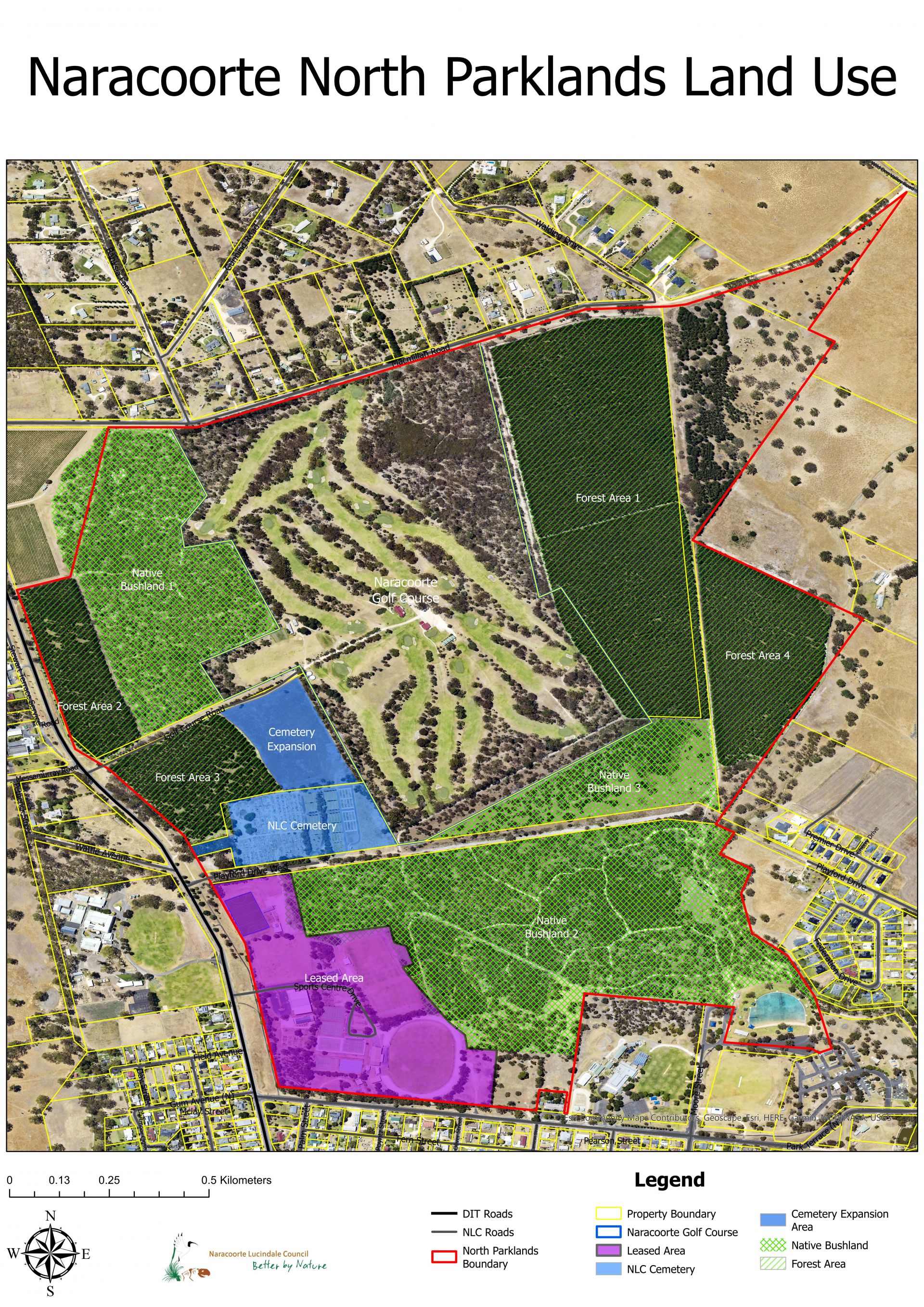 North Parklands Land Use Map