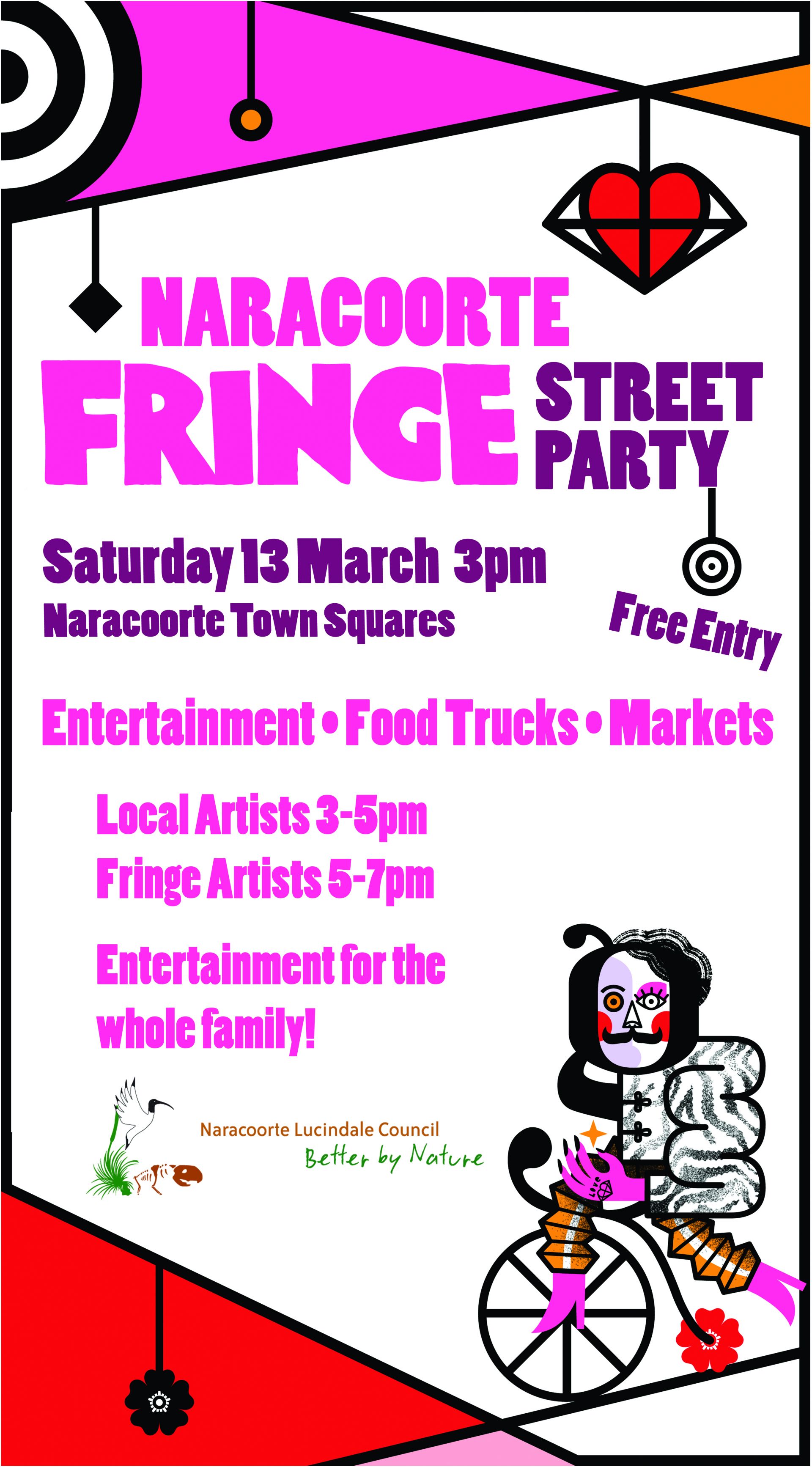 Naracoorte Fringe Street Party ad