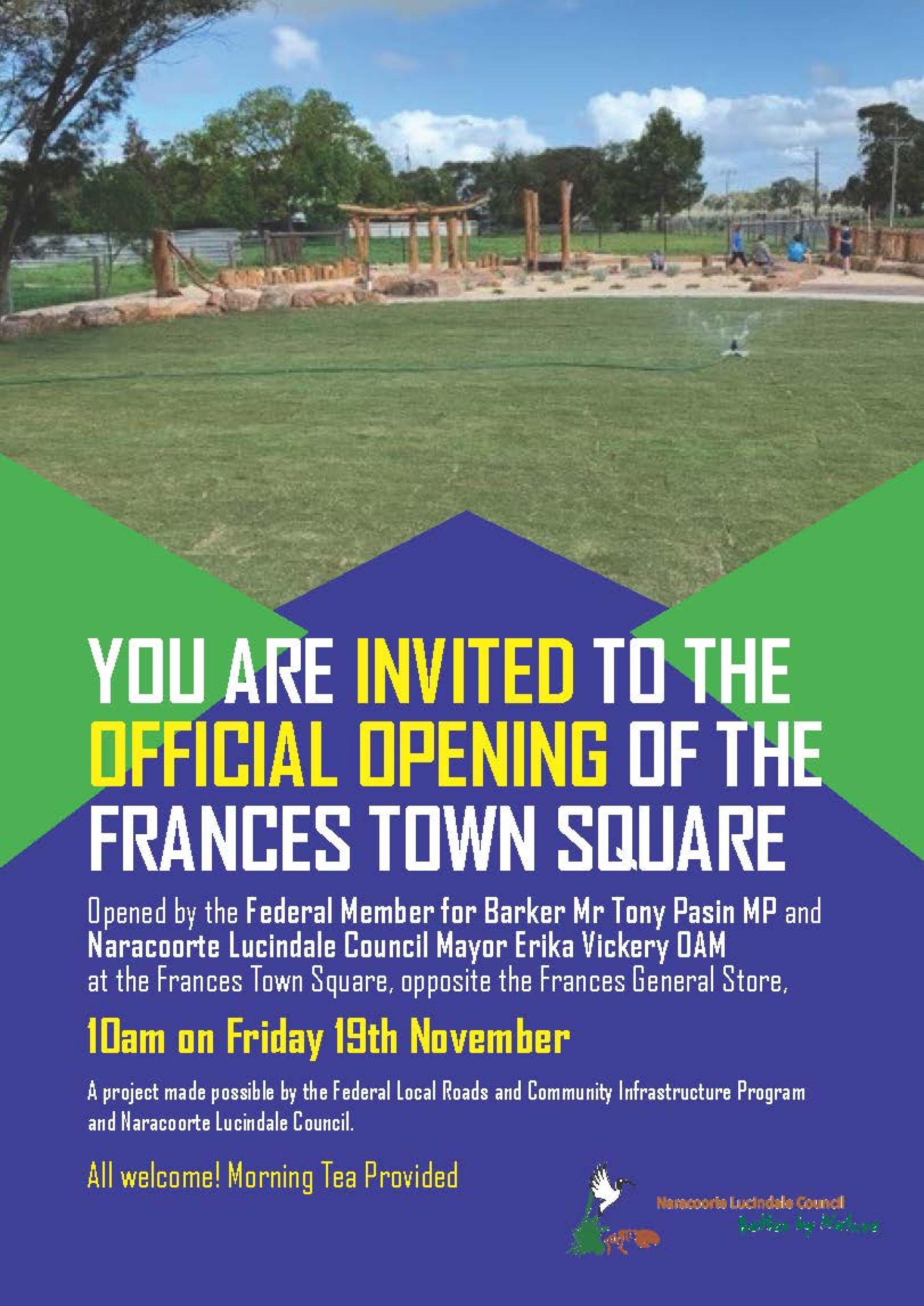 Frances Town Square Opening